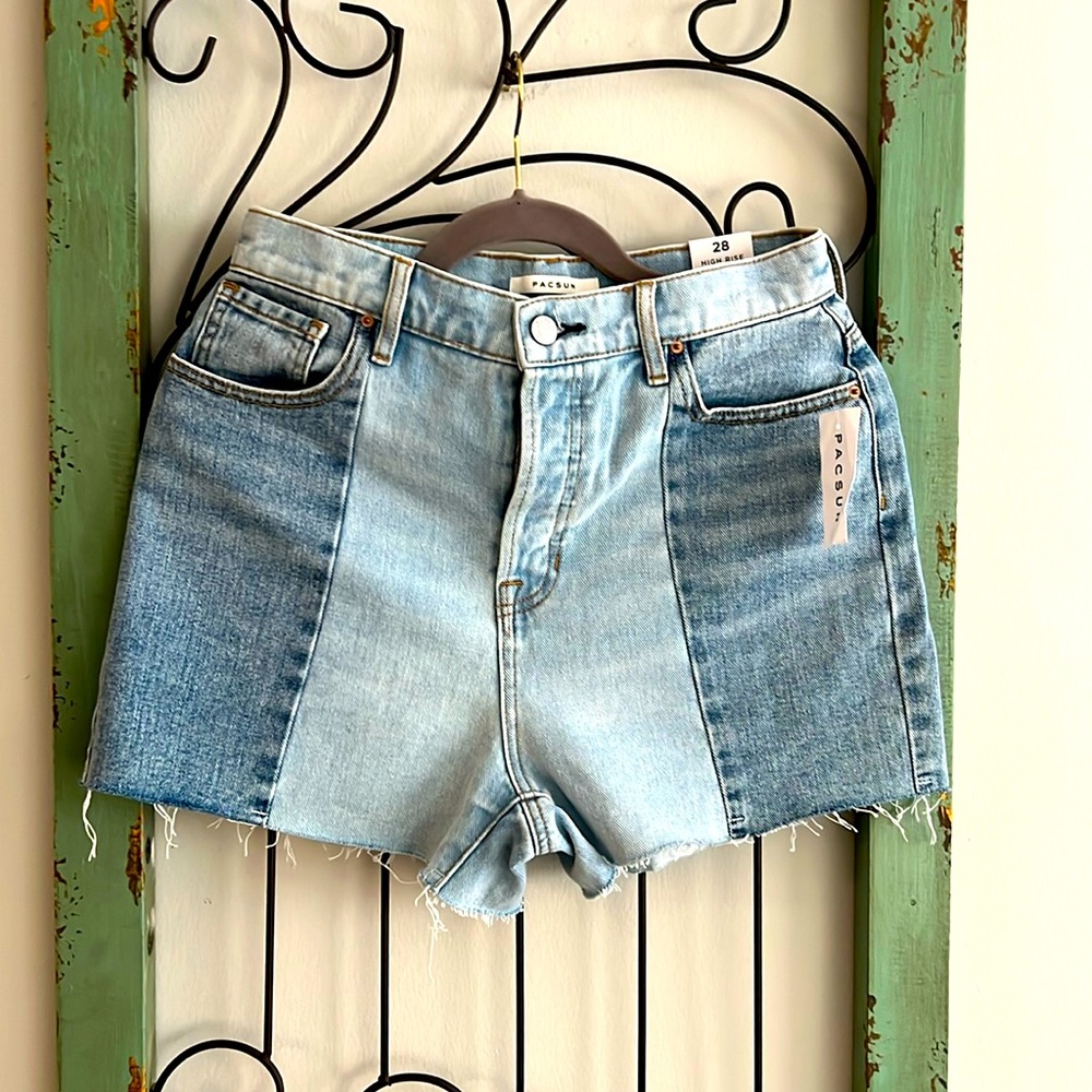 🌞🌞🌞 PACSUN ICON HIGH RISE SHORTS SIZE 28 NWT 🌞🌞🌞